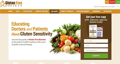 Desktop Screenshot of glutenfreesociety.org
